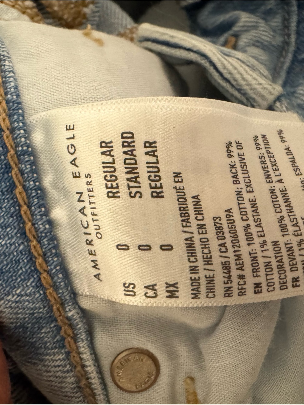 American Eagle Strigid Mom Jean - Picture 5 of 5
